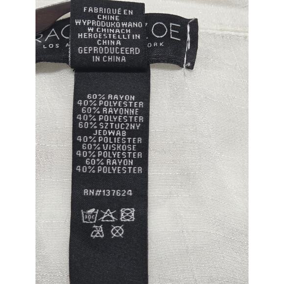 Rachel Zoe Button Down Cover Up Ball Fringe One Size Excellent Condition - Picture 5 of 5